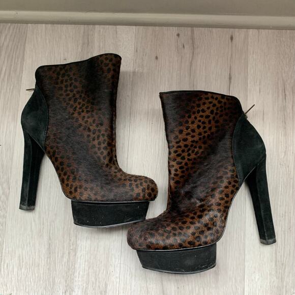 Pelle Moda Shoes - Pelle Moda Cowhide Platform Heels 6